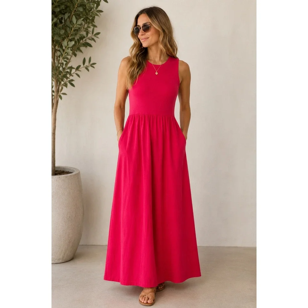 J. Crew Ribbed Knit Mixy Dress Pink Large